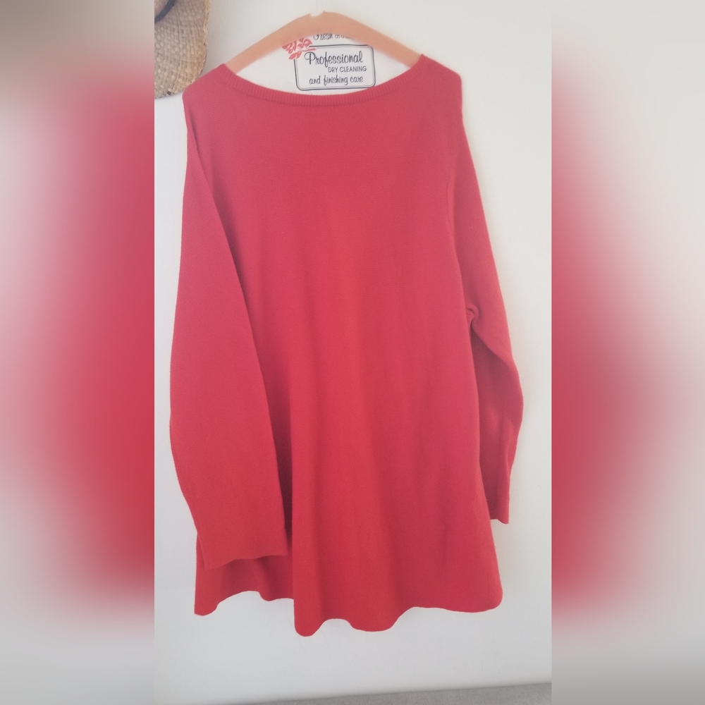 Eileen Fisher Fuchsia Sweater top size 2X